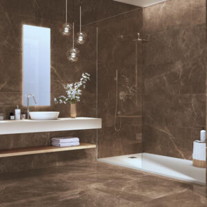luxury bathroom tiles design with matte and glossy finish in Panchkula